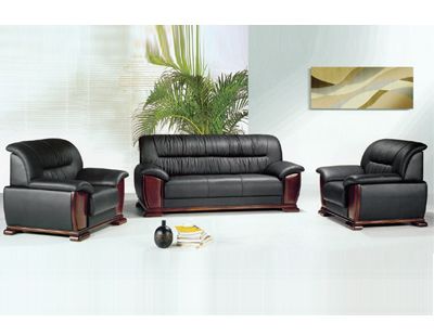 金领 真皮沙发-1