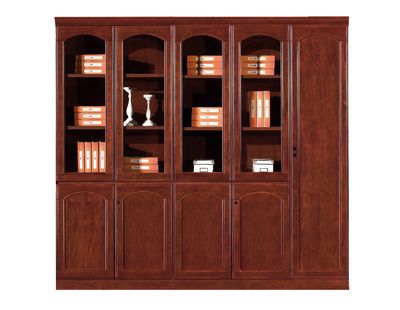 金领 实木文件柜-2