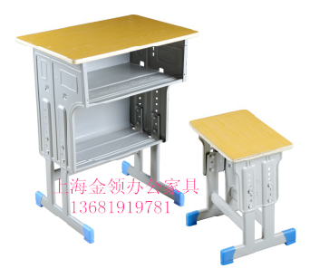 金领 双柱双层带双柱小方凳-4117